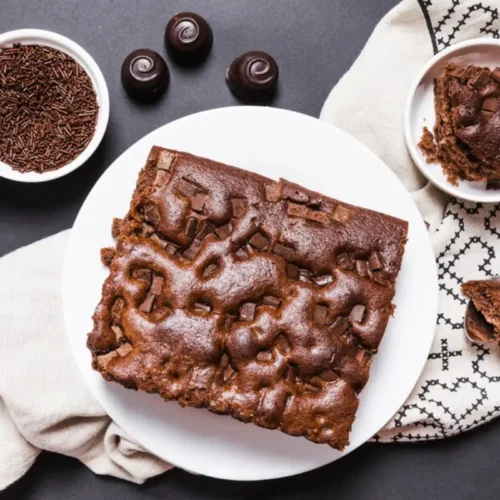 Caramel Brownies for Two
