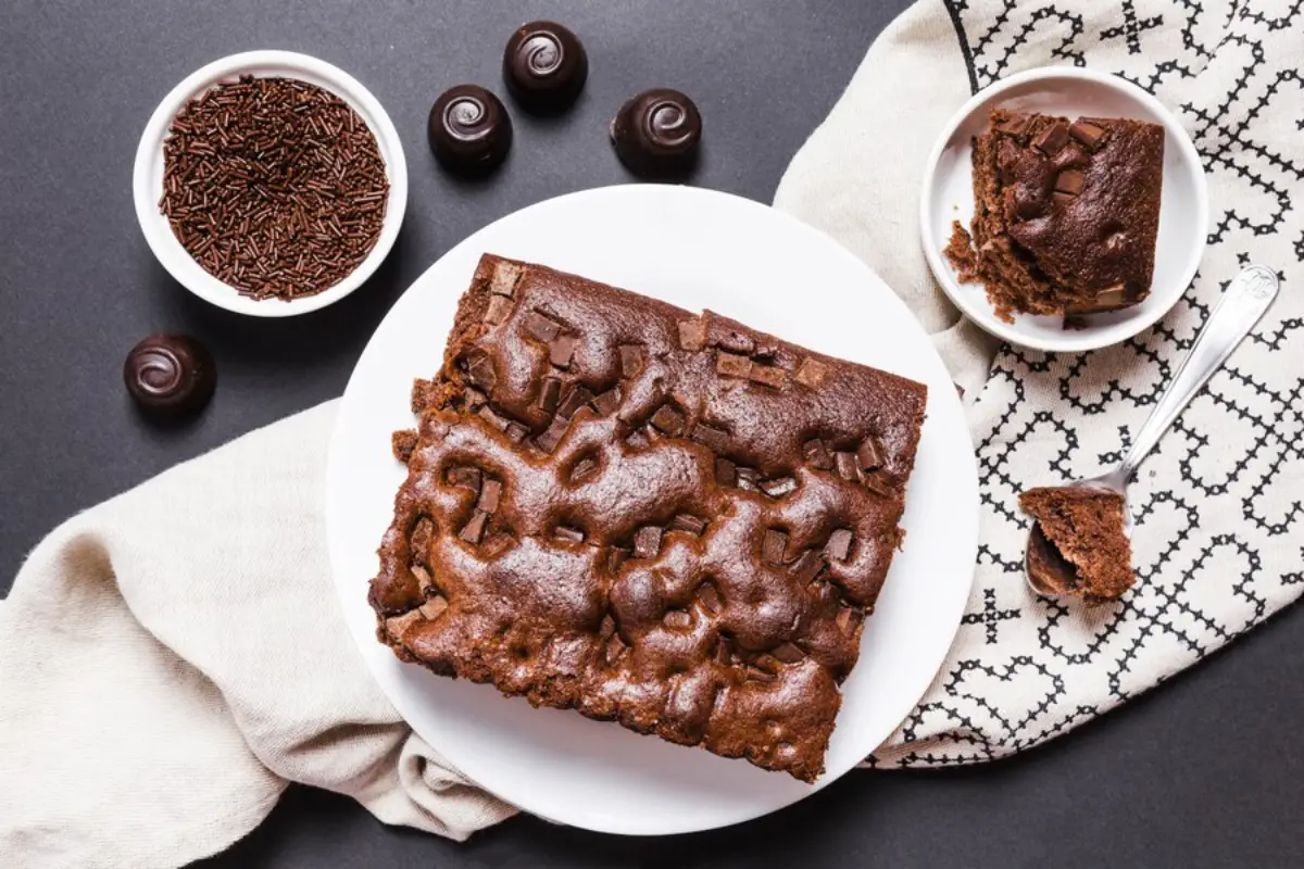 Caramel Brownies for Two
