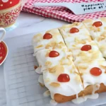 Cherry Bakewell Traybake