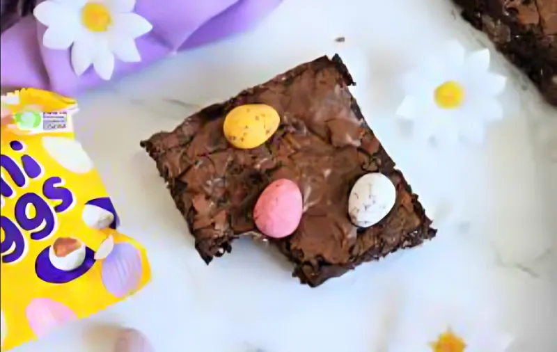 Mini Egg Brownies