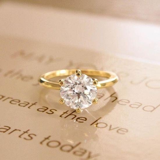 Gold Engagement Ring