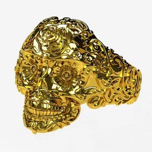 Gold Skull Rings