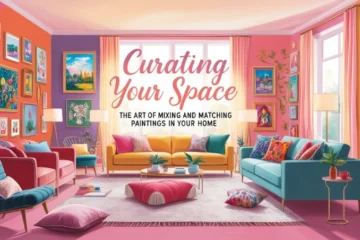 Curating Your Space_ The Art of Mixing and Matching Paintings in Your Home