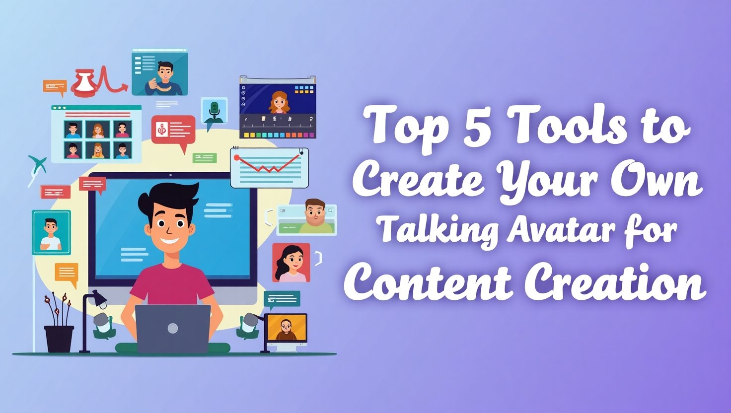 Top 5 Tools to Create Your Own Talking Avatar for Content Creation