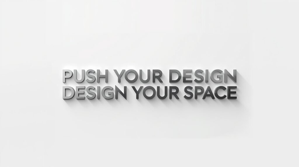 Push Your Design - Design Your Space
