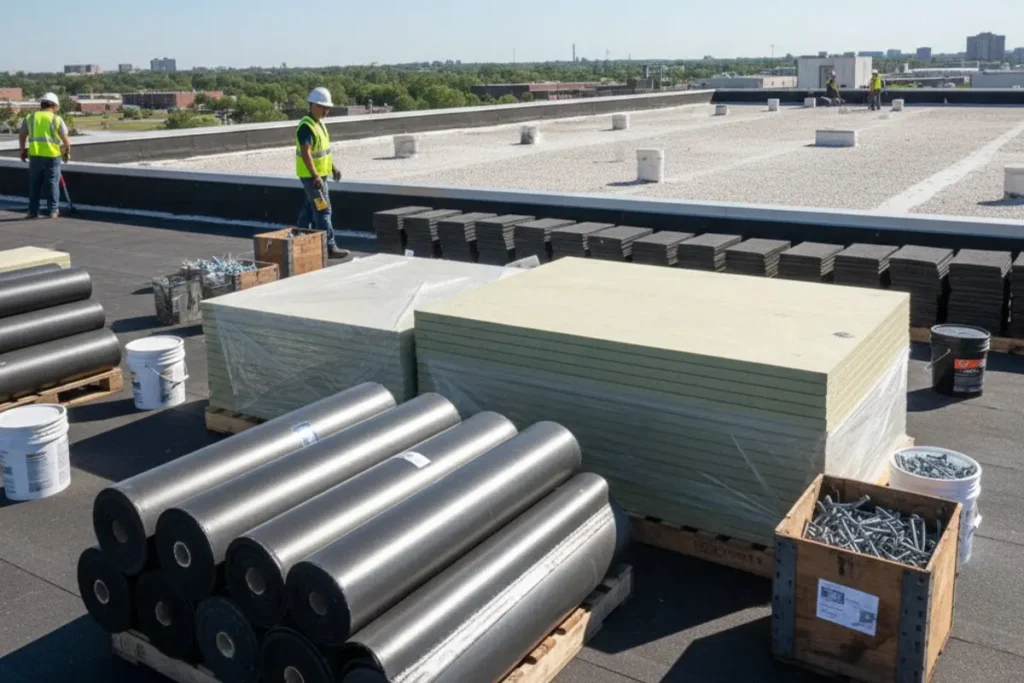 commercial roofing materials