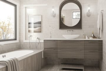 update bathroom without removing tiles