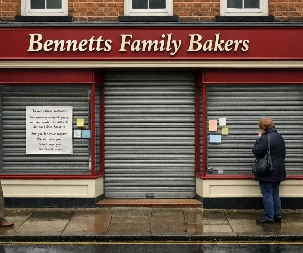 Bennetts Family Bakers Closure