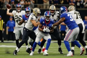 New Orleans Saints vs New York Giants Complete Match Player Stats Breakdown