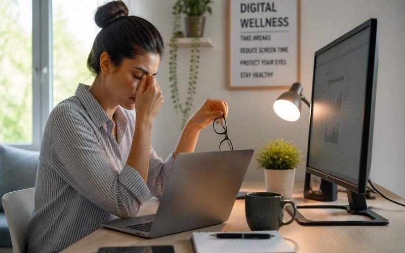 digital wellness screen fatigue